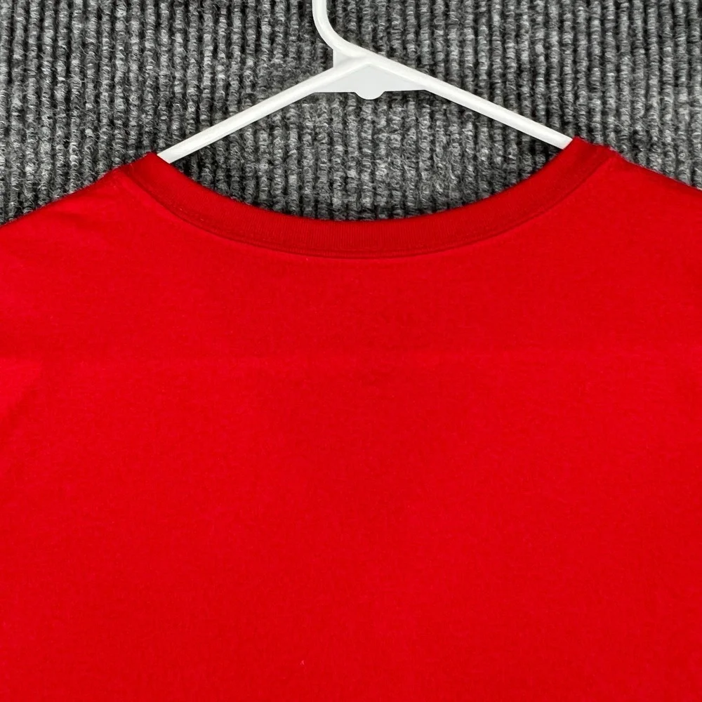 St. Louis Cardinals Shirt Womens Small Red Short Sleeve V Neck MLB Nike Baseball